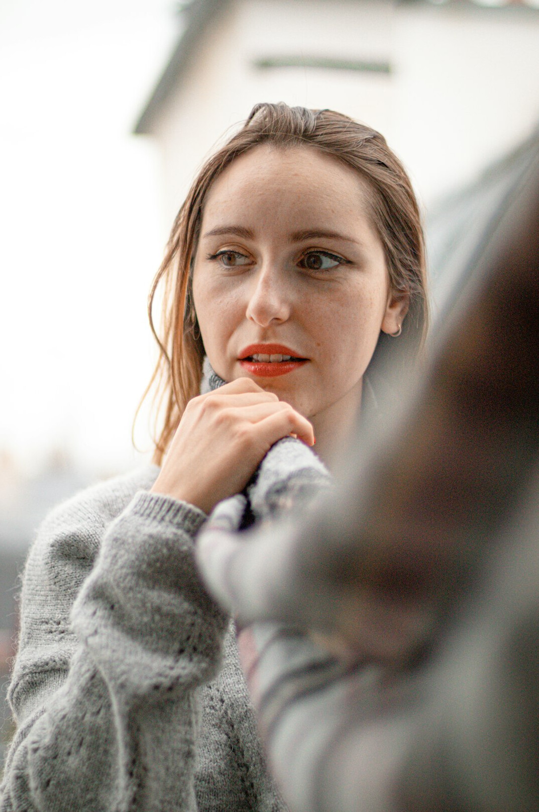 Portrait of a Czech female research analyst in her 30s